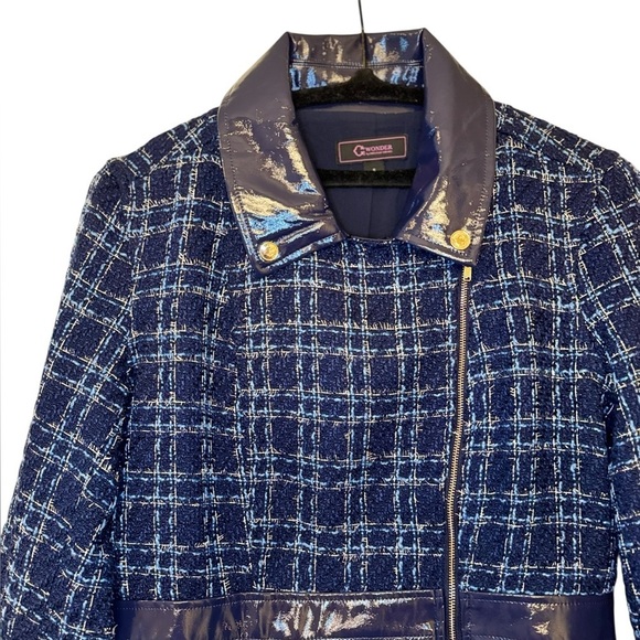 C Wonder by Christian Siriano Tweed Moto Jacket - Picture 6 of 9
